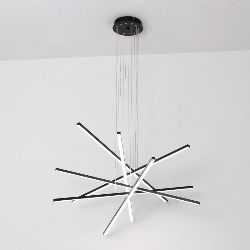 Luminaire suspendu linéaire décoratif