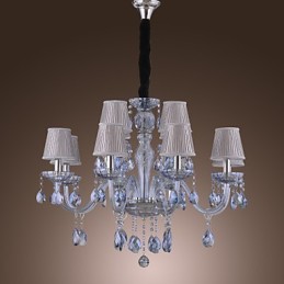 Lustre en verre galvanisé classique et traditionnel