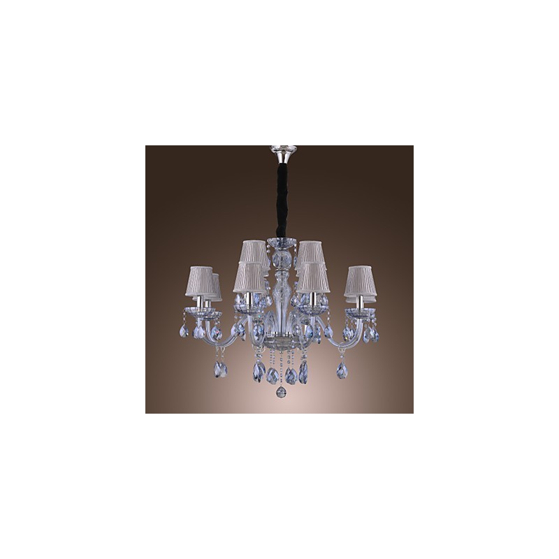 Lustre en verre galvanisé classique et traditionnel