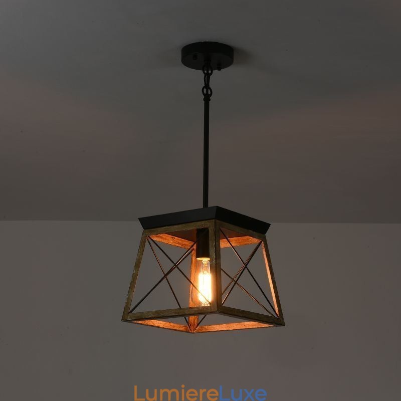 Suspension simple de style vintage