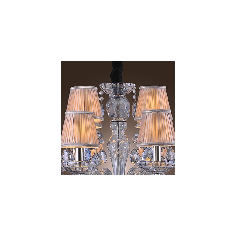 Lustre en verre galvanisé classique et traditionnel