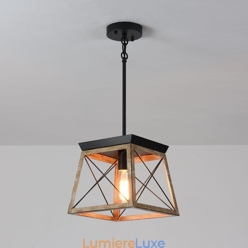 Suspension simple de style vintage