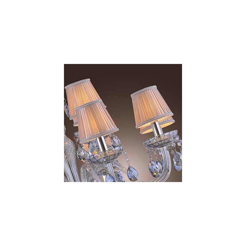 Lustre en verre galvanisé classique et traditionnel