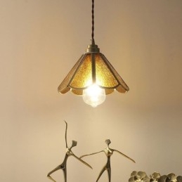 Mini suspension en verre, plafonnier en verre simple et moderne