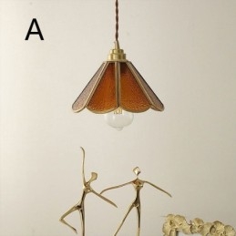 Mini suspension en verre, plafonnier en verre simple et moderne