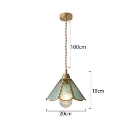 Mini suspension en verre, plafonnier en verre simple et moderne