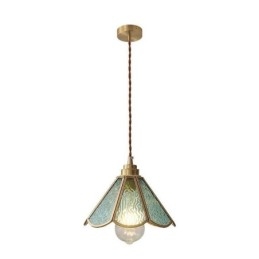Mini suspension en verre, plafonnier en verre simple et moderne