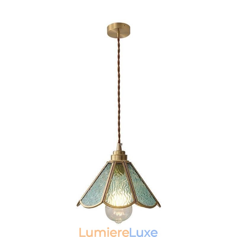 Mini suspension en verre, plafonnier en verre simple et moderne