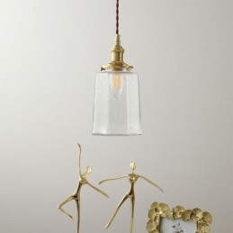 Plafonnier décoratif suspendu en verre minimaliste moderne