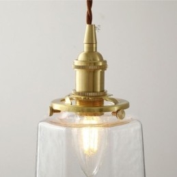 Plafonnier décoratif suspendu en verre minimaliste moderne