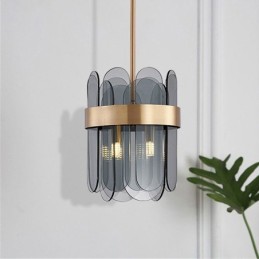 Luminaire suspendu moderne en verre