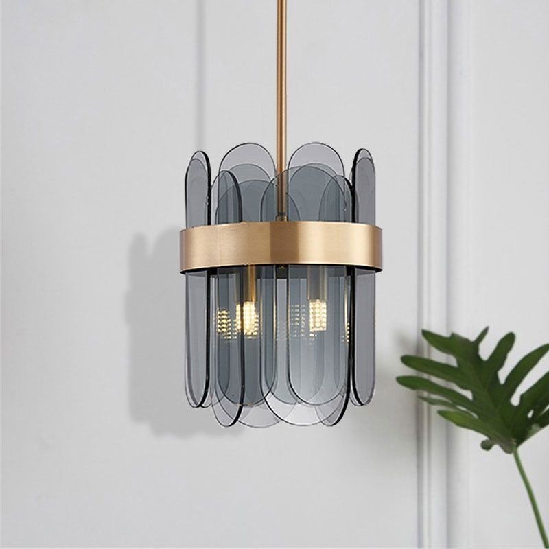 Luminaire suspendu moderne en verre