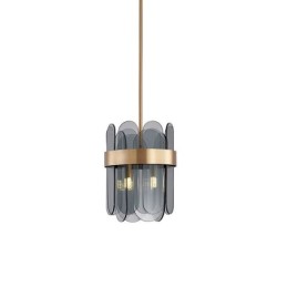 Luminaire suspendu moderne en verre