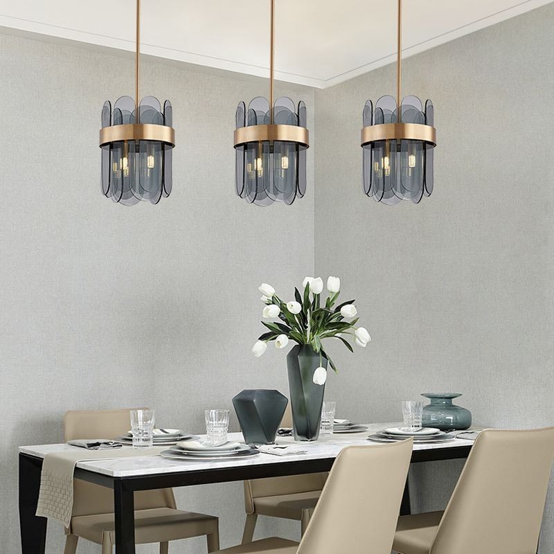 Luminaire suspendu moderne en verre
