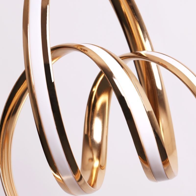 Lampe suspendue minimaliste moderne, luminaire circulaire unique en forme d'îlot
