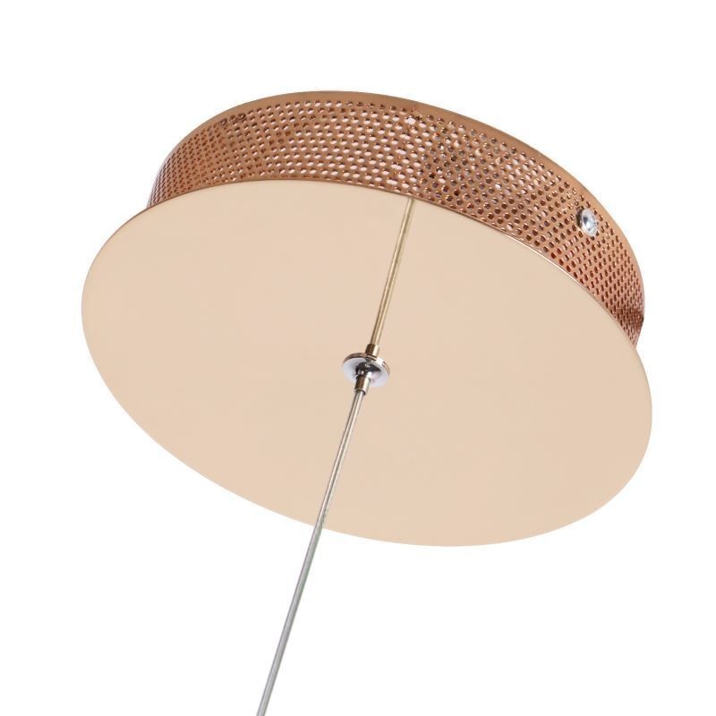 Lampe suspendue minimaliste moderne, luminaire circulaire unique en forme d'îlot