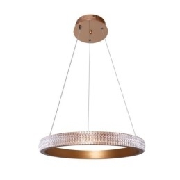 Lampe à suspension en anneau, luminaire minimaliste en acrylique