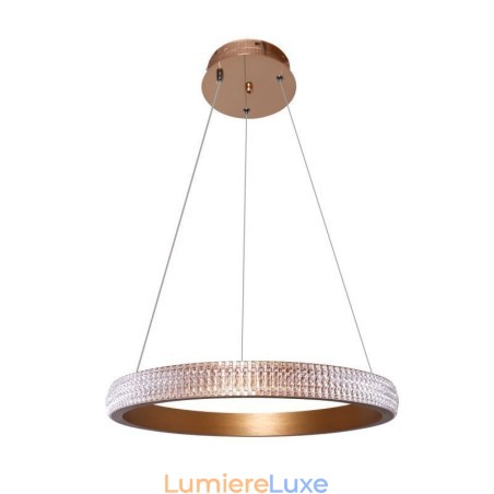 Lampe à suspension en anneau, luminaire minimaliste en acrylique Lampe à suspension en anneau, luminaire minimaliste en acrylique