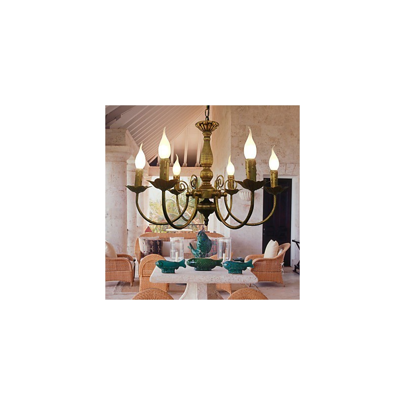 Lustre en métal galvanisé