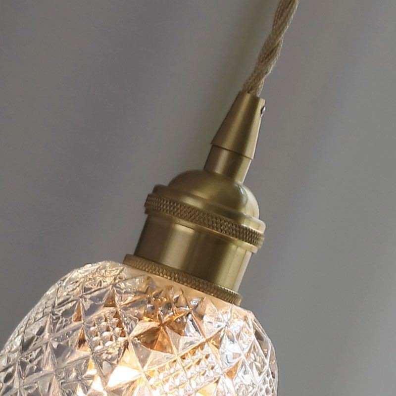 Suspension moderne en verre à fleurs, luminaire décoratif à 1 lumière
