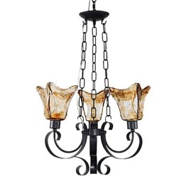 Lustre en métal peint classique traditionnel
