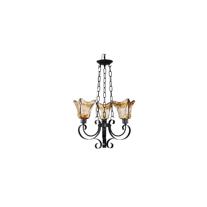 Lustre en métal peint classique traditionnel