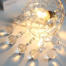 Mini suspension moderne en verre, luminaire décoratif à 1 lumière