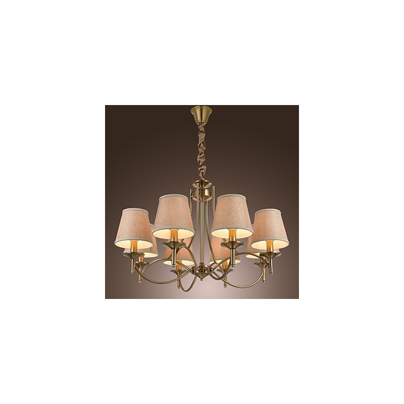 Lustre en métal et laiton, style moderne, contemporain, traditionnel, classique, rustique, style lodge, campagne, île, vintage