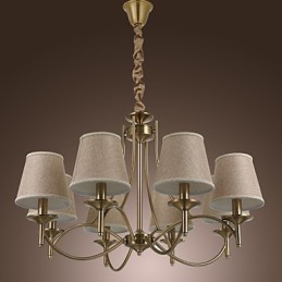 Lustre en métal et laiton, style moderne, contemporain, traditionnel, classique, rustique, style lodge, campagne, île, vintage