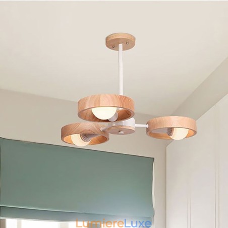 Suspension nordique unique en bois Suspension nordique unique en bois