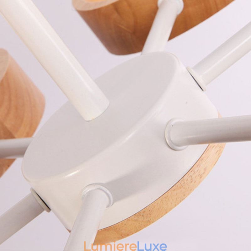 Suspension nordique unique en bois