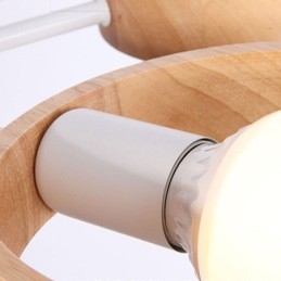 Suspension nordique unique en bois