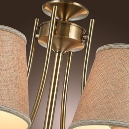 Lustre en métal et laiton, style moderne, contemporain, traditionnel, classique, rustique, style lodge, campagne, île, vintage