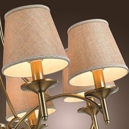 Lustre en métal et laiton, style moderne, contemporain, traditionnel, classique, rustique, style lodge, campagne, île, vintage