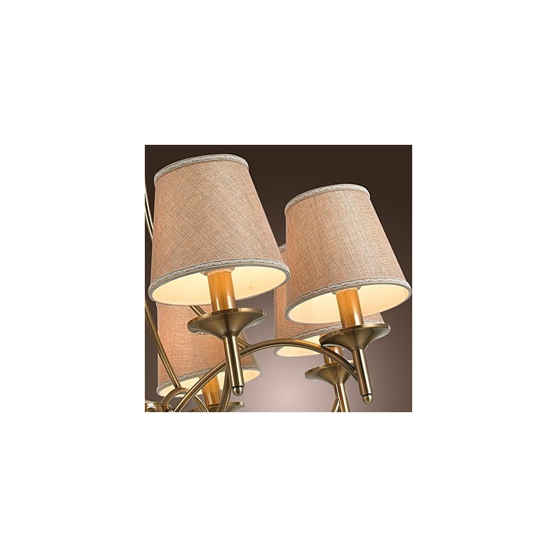 Lustre en métal et laiton, style moderne, contemporain, traditionnel, classique, rustique, style lodge, campagne, île, vintage