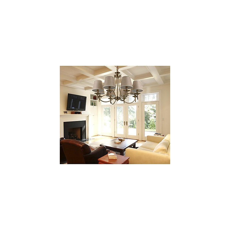 Lustre en métal et laiton, style moderne, contemporain, traditionnel, classique, rustique, style lodge, campagne, île, vintage