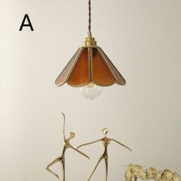 Mini suspension en verre, plafonnier en verre simple et moderne