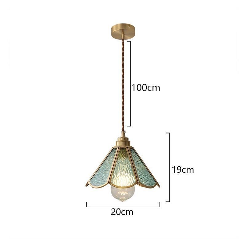Mini suspension en verre, plafonnier en verre simple et moderne