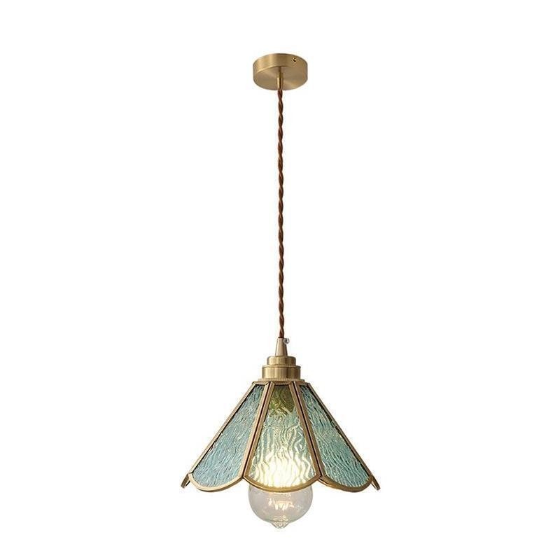 Mini suspension en verre, plafonnier en verre simple et moderne