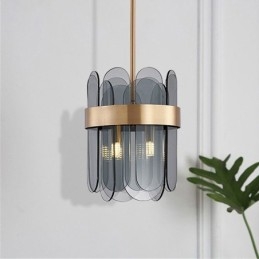 Luminaire suspendu moderne en verre