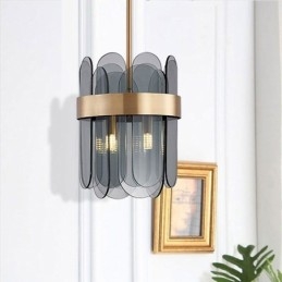 Luminaire suspendu moderne en verre