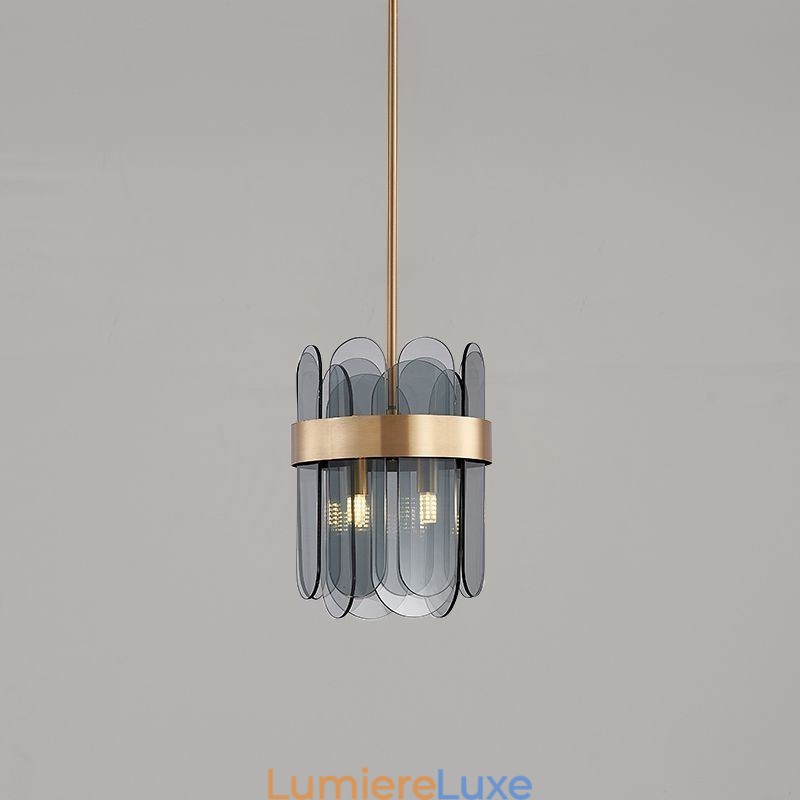 Luminaire suspendu moderne en verre