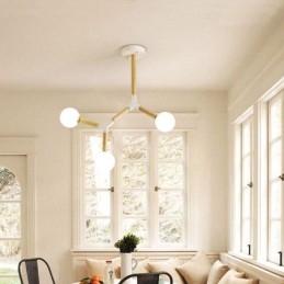 Suspension Nordic Magic Bean, éclairage créatif en bois