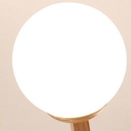 Suspension Nordic Magic Bean, luminaire créatif en bois