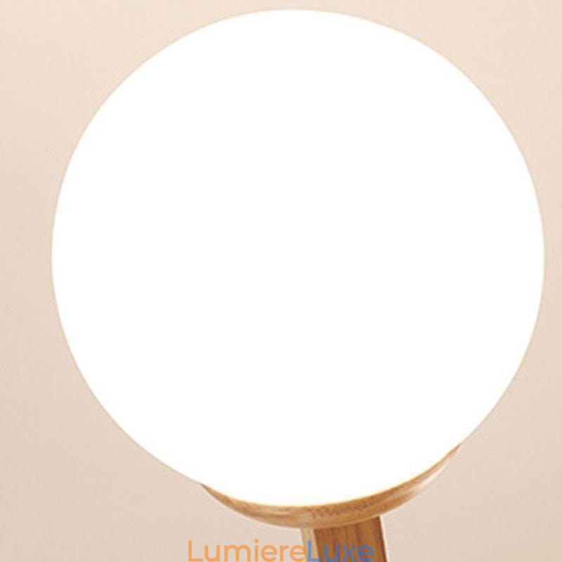 Suspension Nordic Magic Bean, luminaire créatif en bois