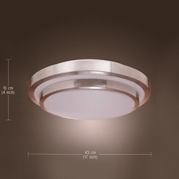 Plafonnier encastré électroplaqué contemporain moderne