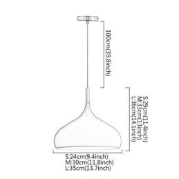 Suspension moderne en aluminium style macaron, luminaire réglable pour la maison