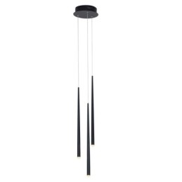 Lampe suspendue simple et moderne en forme de cylindre, éclairage pluie de météores