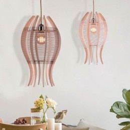Suspension en bois style poisson nordique DIY