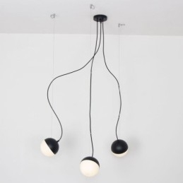 Suspension boule nordique moderne et créative de forme ronde